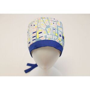 City Blocks Surgical Scrub Cap Chemo Dental Hat